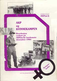 Forside: AKP og kvinnekampen (1984)