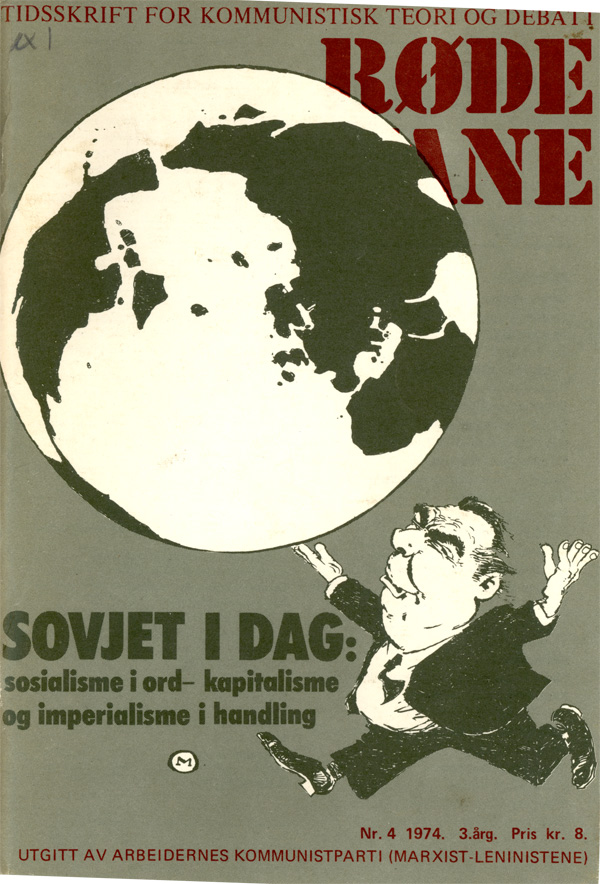 Forside Røde Fane nr 4, 1974