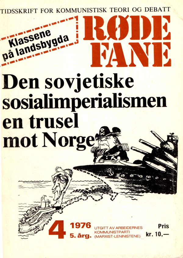 Forside Røde Fane nr 4, 1976