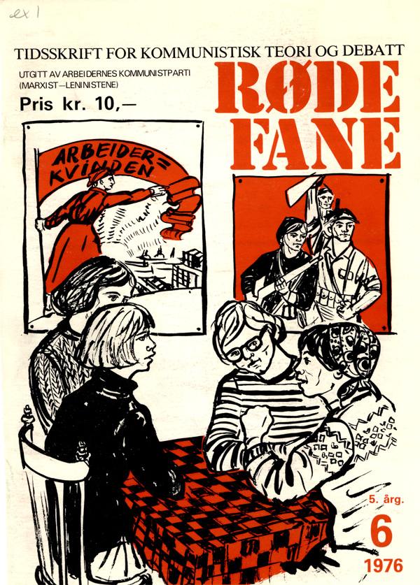 Forside Røde Fane nr 6, 1976
