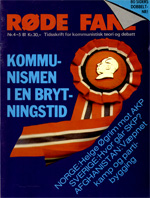 Forside Røde Fane nr 4–5, 1981