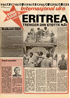 Røde Garde Ekstraflak til Internasjonal uke 1978