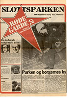 Røde Garde Ekstraflak om Slottsparken, 1978
