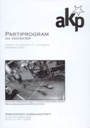 Partiprogram og vedtekter for AKP