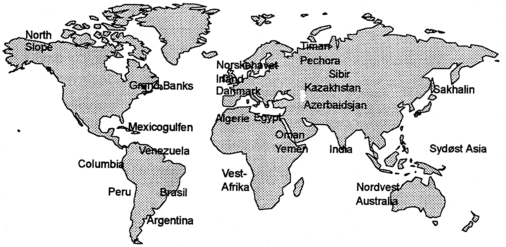 Figur 1.4: Viktige lete- og utviklingsomr&aring;der. 