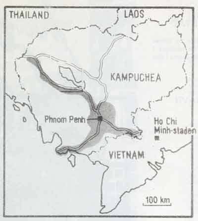 Kart over Indokina