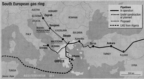 Kart:&nbsp;South European gas ring